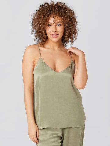 Guido Maria Kretschmer Curvy - Top 'Stella' en verde: frente