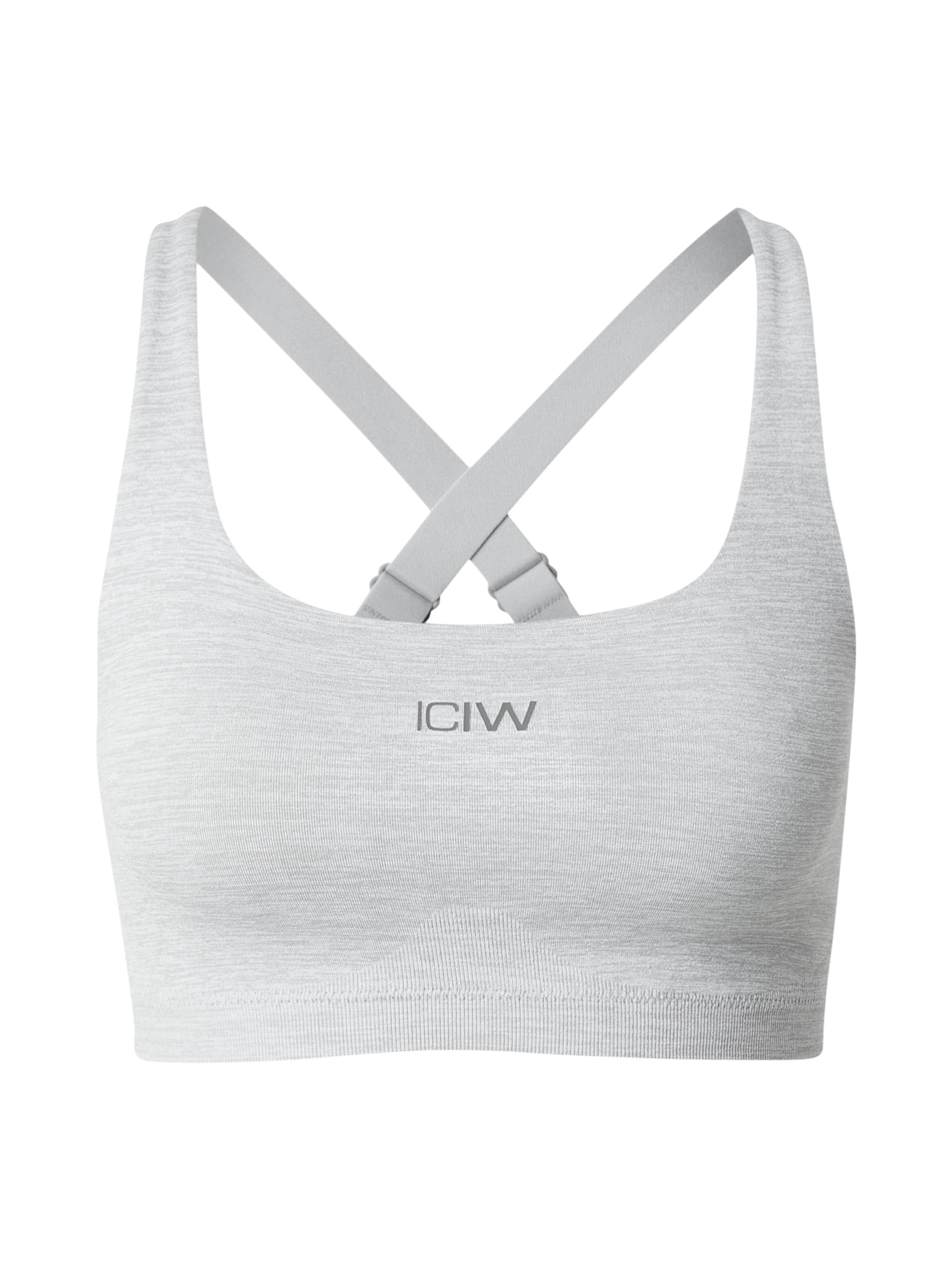 ICANIWILL Μπουστάκι Αθλητικό σουτιέν σε γκρι: μπροστά