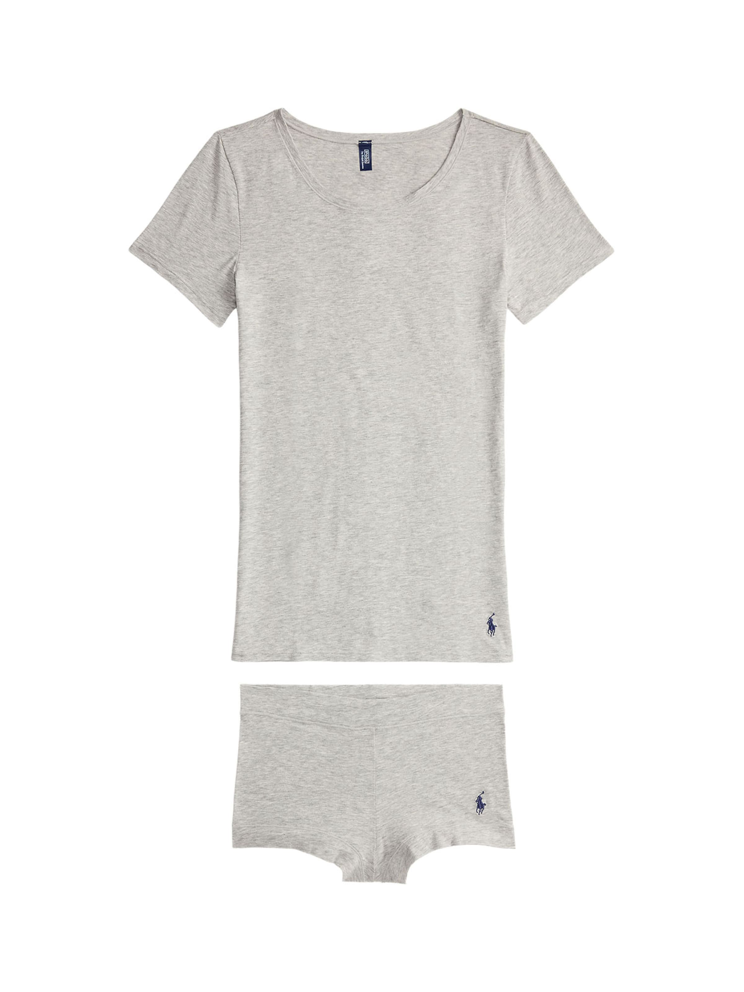 Pyjama ' Club Cotton ' Polo Ralph Lauren en blanc : devant