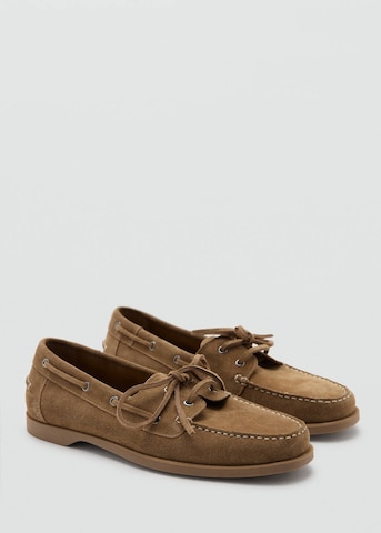 MANGO MAN Moccasins 'Nautico' in Brown