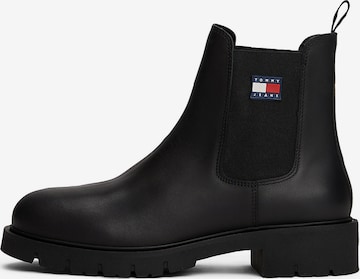 Tommy Jeans - Botas Chelsea en azul: frente