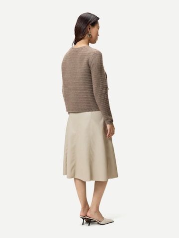 GOBI Cashmere Strickjacke 'Textured Knit Cashmere Jacket-Style Cardigan'‌‌‌‌‌‌‌ in Grau