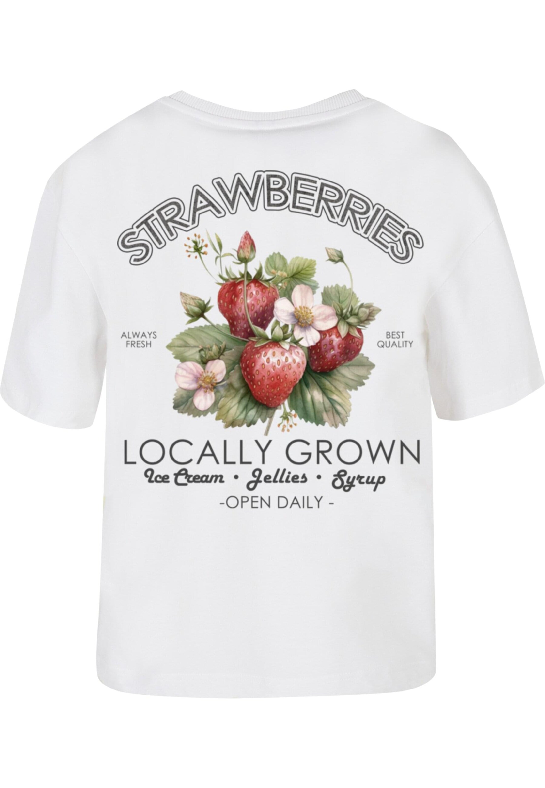 Cloud5ive Tričko 'Locally Grown' – bílá