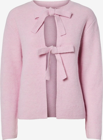 PIECES Cardigan i pink: forside