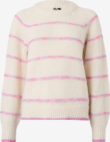 Pull-over 'NELIA' PIECES en beige : devant