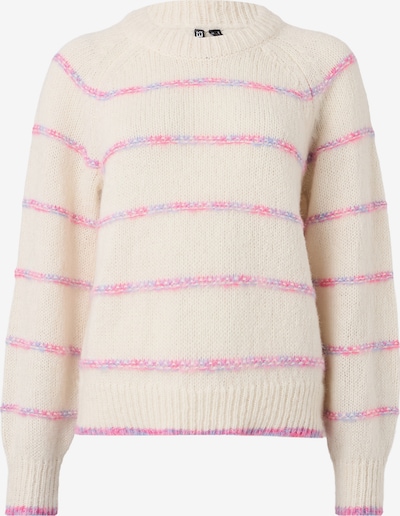 Megztinis 'NELIA' iš PIECES, spalva – nebalintos drobės spalva / alyvinė spalva / rožių spalva, Prekių apžvalga