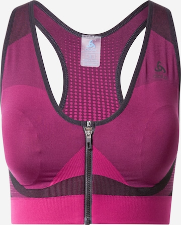 ODLO Sports Bra in Purple: front