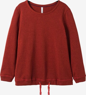 SHEEGO Sweatshirt in Rot: predná strana