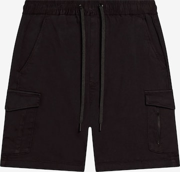Bershka Regular Shorts in Schwarz: Vorderseite