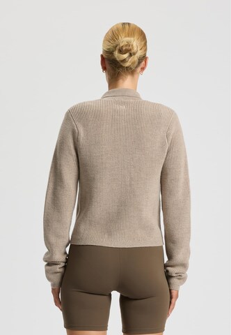 rethinkit studios Gebreid vest 'Keep Me' in Beige