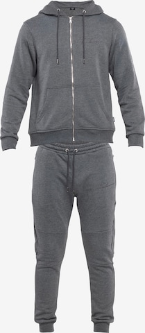 Tom Barron Tracksuit in Grey: front