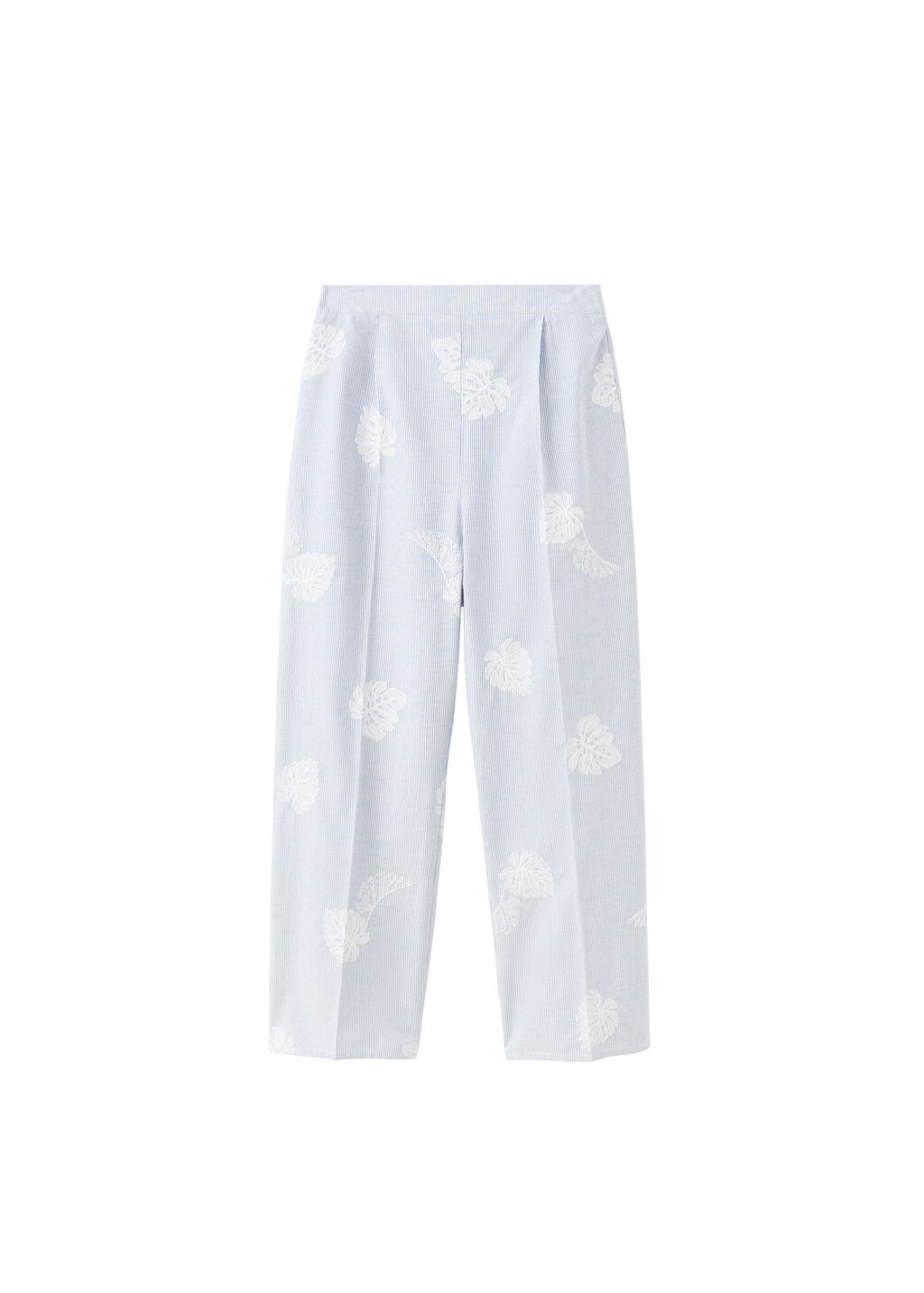 MANGO Loosefit Hose 'Lolo' in Blau: Vorderseite