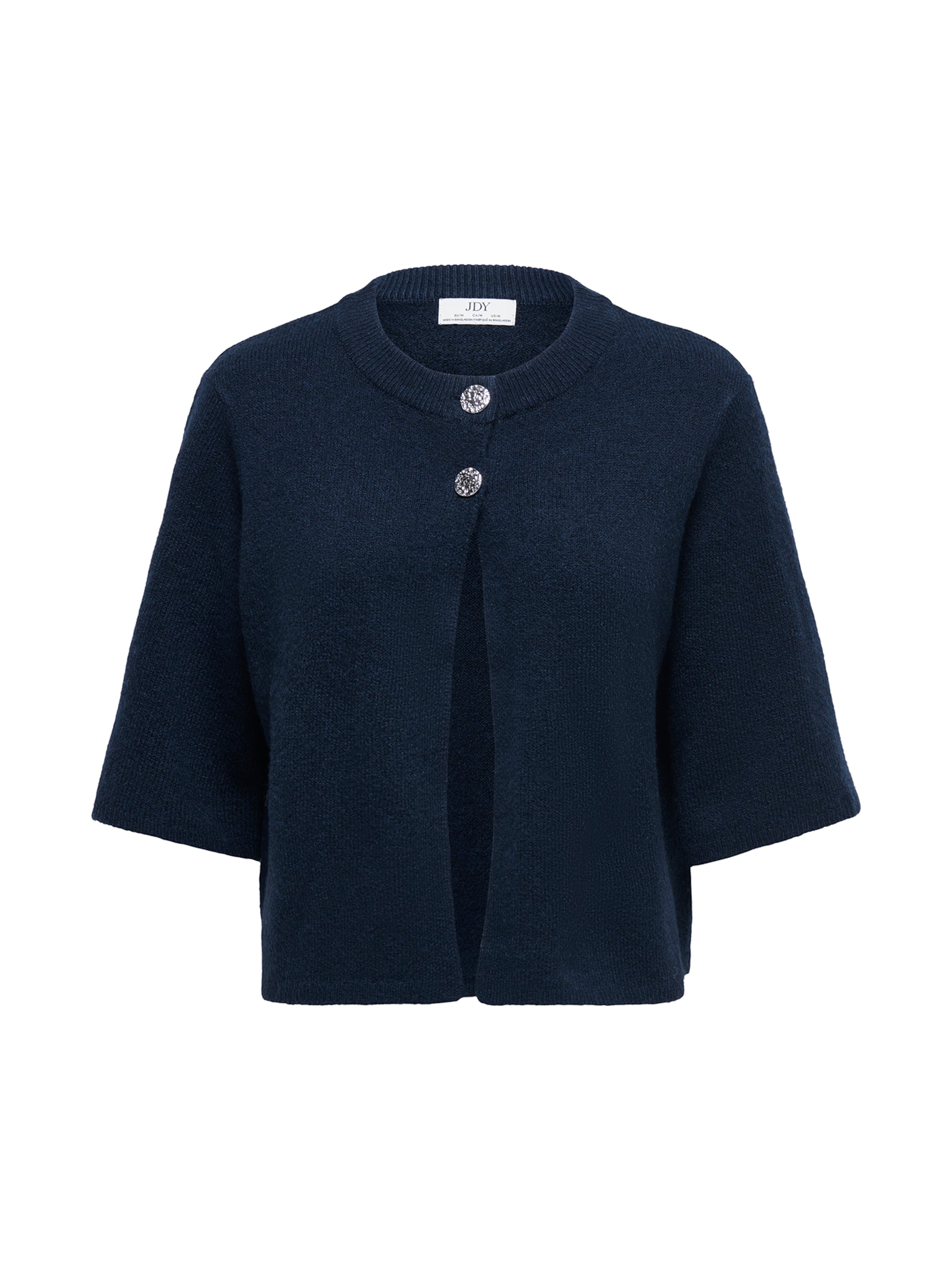JDY Gebreid vest 'JDYSUPER' in Blauw: voorkant