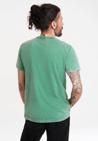 LOGOSHIRT Shirt 'Looney Tunes - Speedy Gonzales' in Green