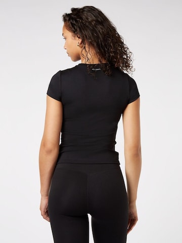YO-GAYA Sporttop 'Short Sleeve Top' in Zwart