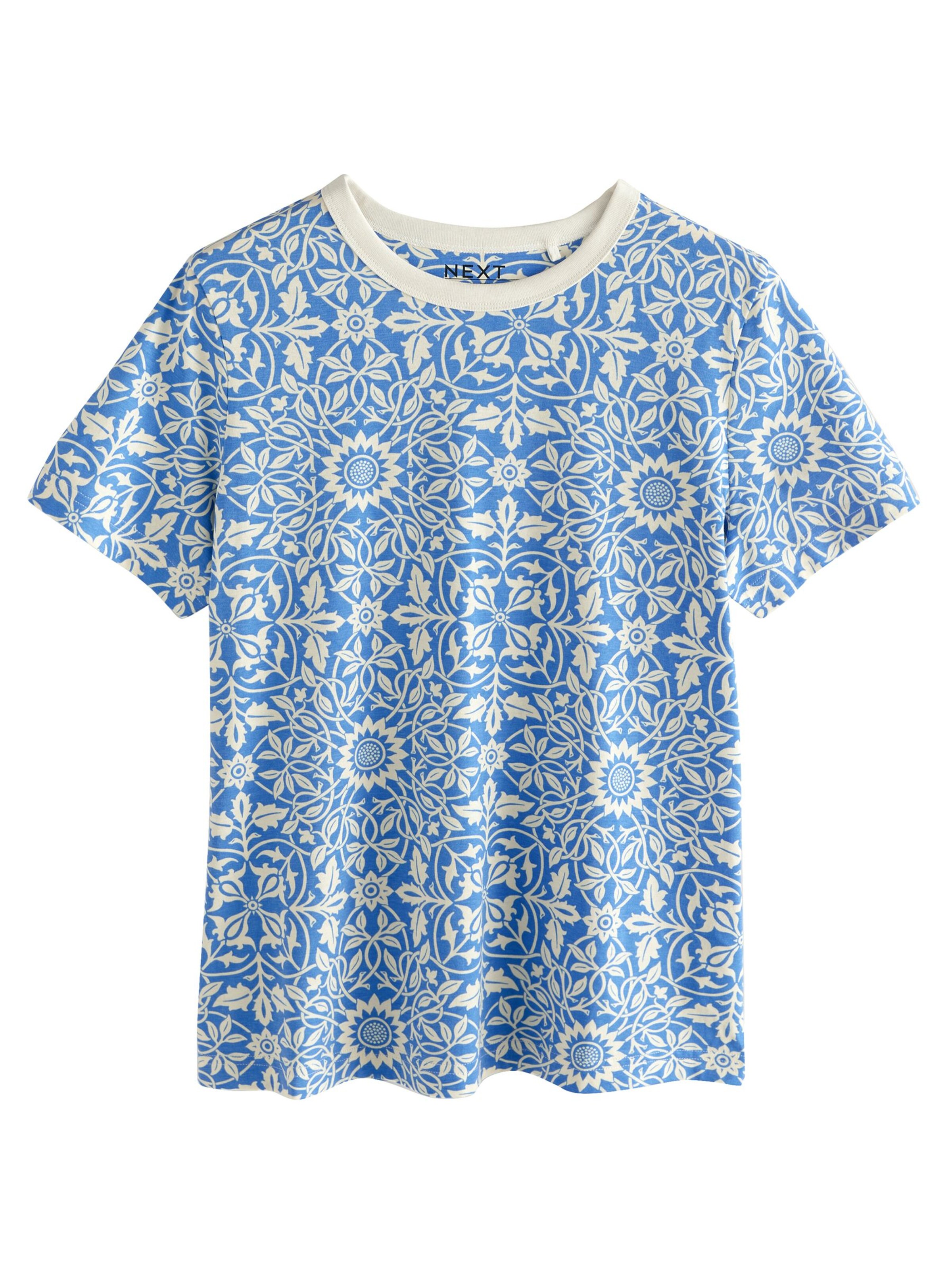 Next Koszulka 'Essential' w kolorze niebieski: przód