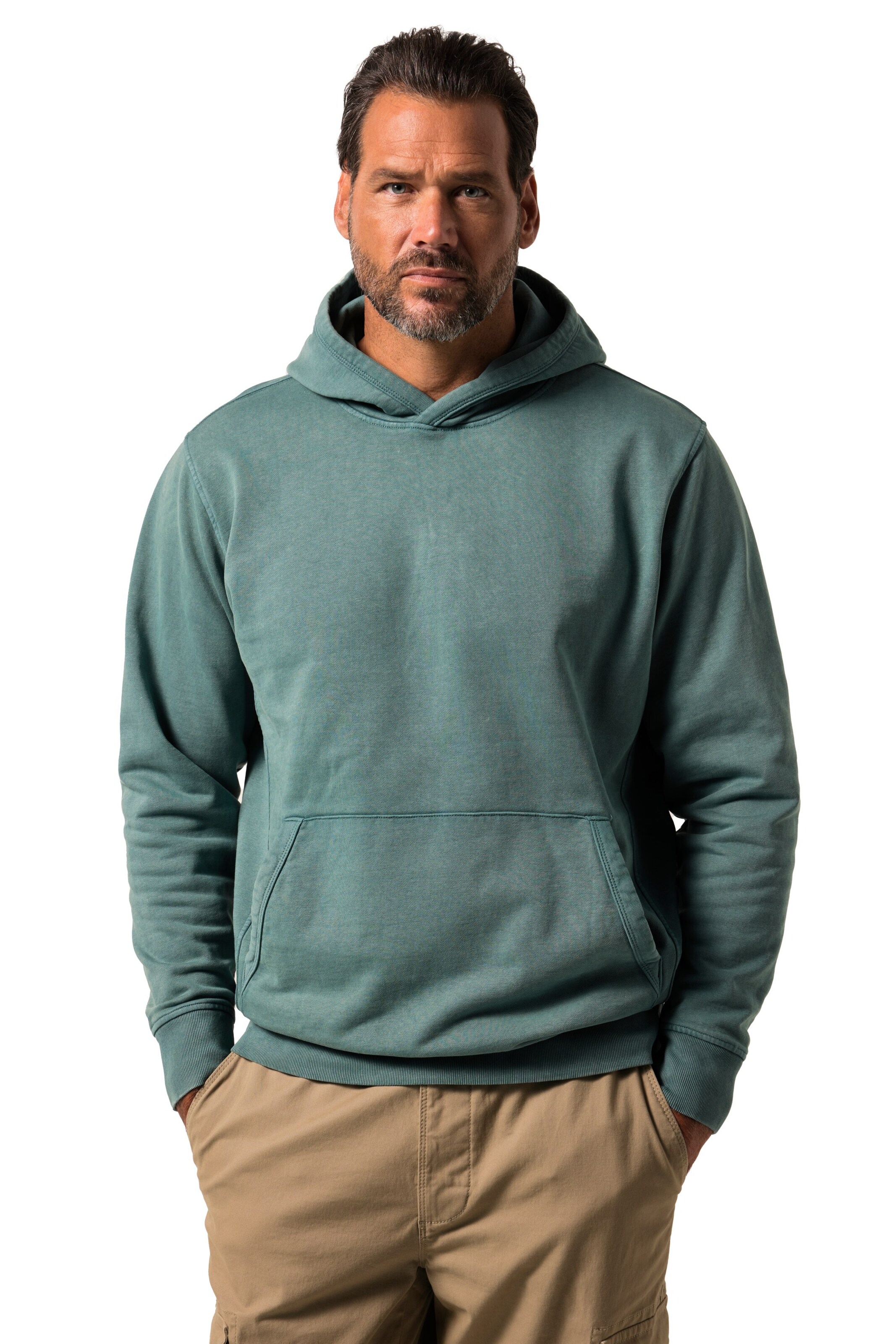 JP1880 Sweatshirt in Groen: voorkant