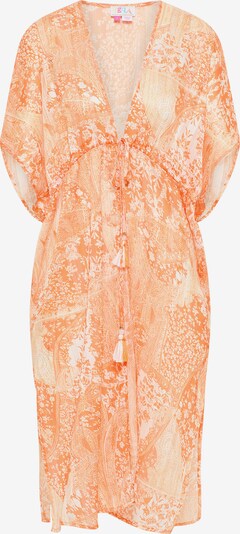 IZIA Beach dress in Light orange / natural white, Item view