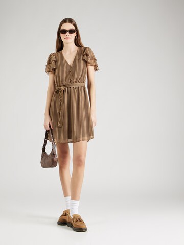 VILA Dress 'NORA' in Brown