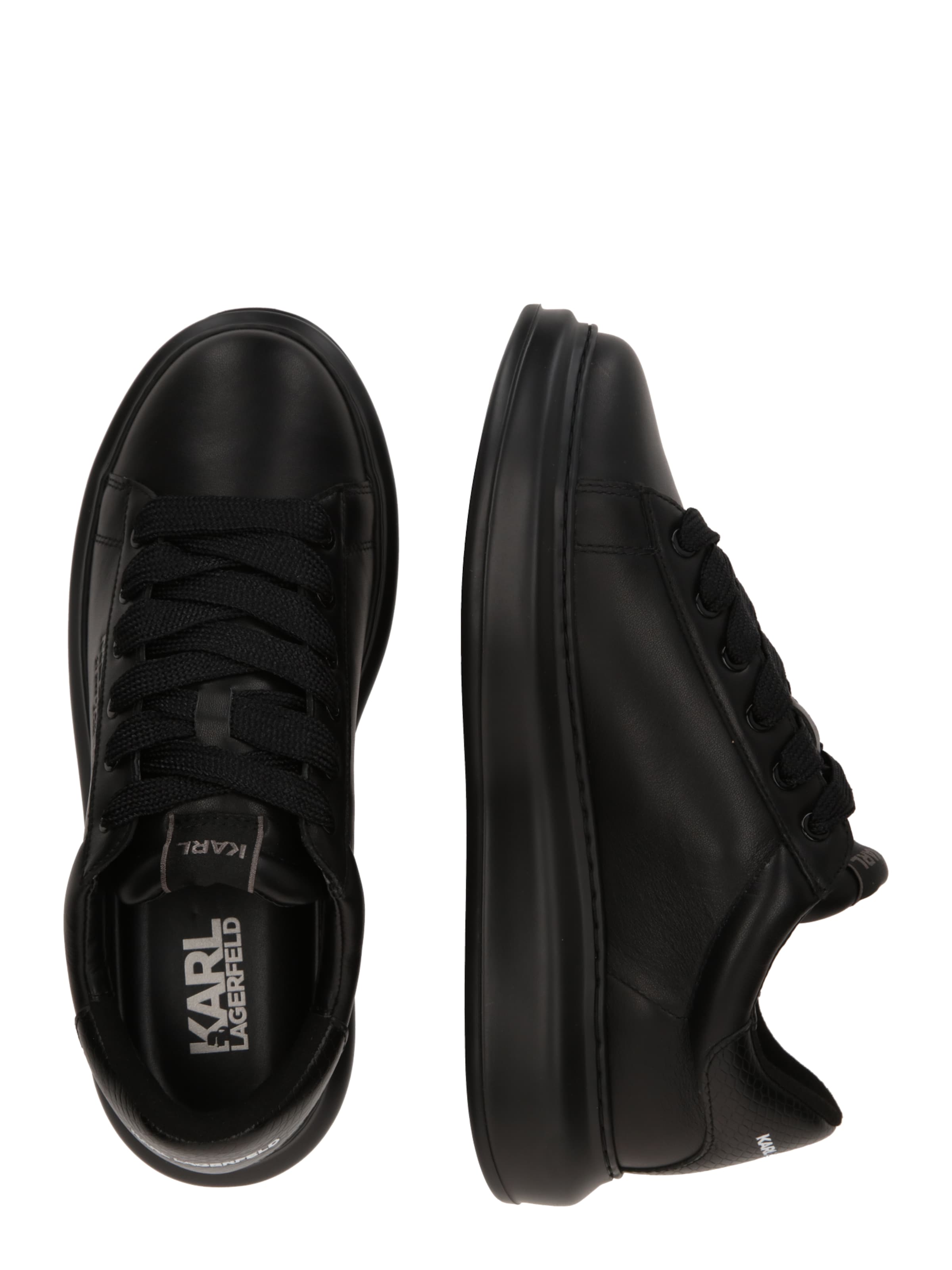 Sneaker low de la Karl Lagerfeld pe negru