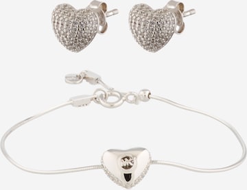 MICHAEL Michael KorsKomplet nakita 'LOVE' - srebro boja: prednji dio
