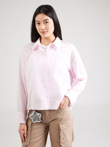 Camicia da donna 'ONLJULIE' di ONLY in rosa: frontale