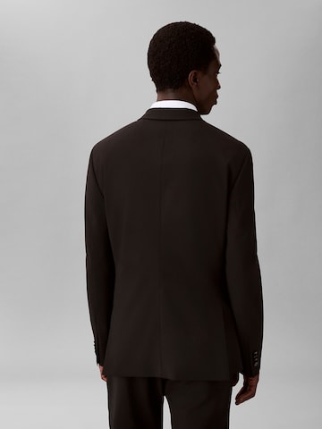 Coupe slim Veste de costume Calvin Klein en marron