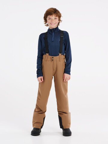 PROTEST Regular Workout Pants 'BORK JR' in Brown