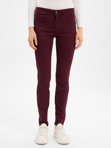 BRAX Skinny Jeans 'Shakira' in Rood: voorkant