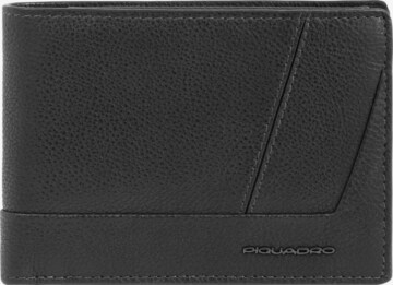 Piquadro Wallet in Black: front