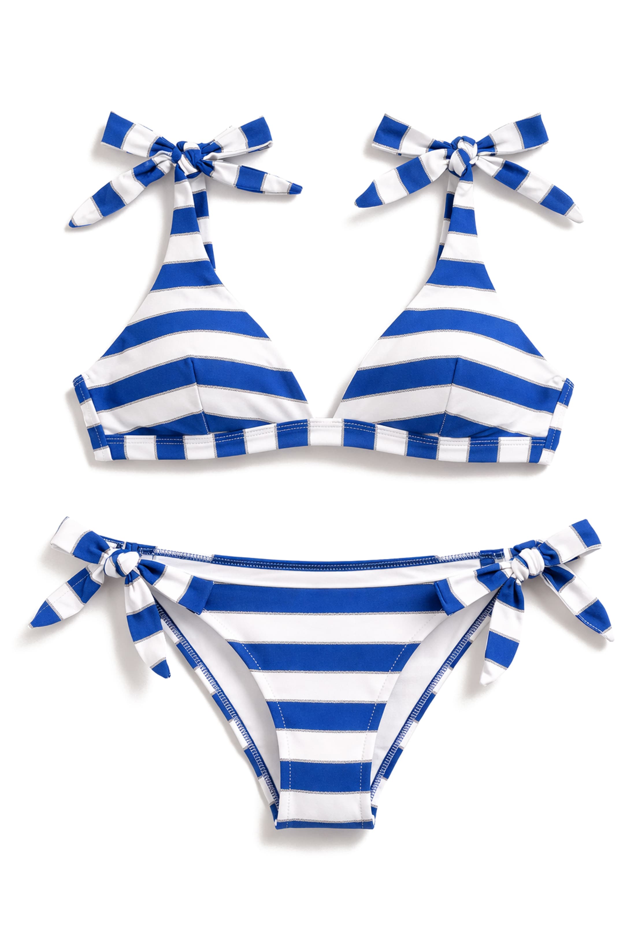 Gisela Triangel Bikini in Blauw: voorkant