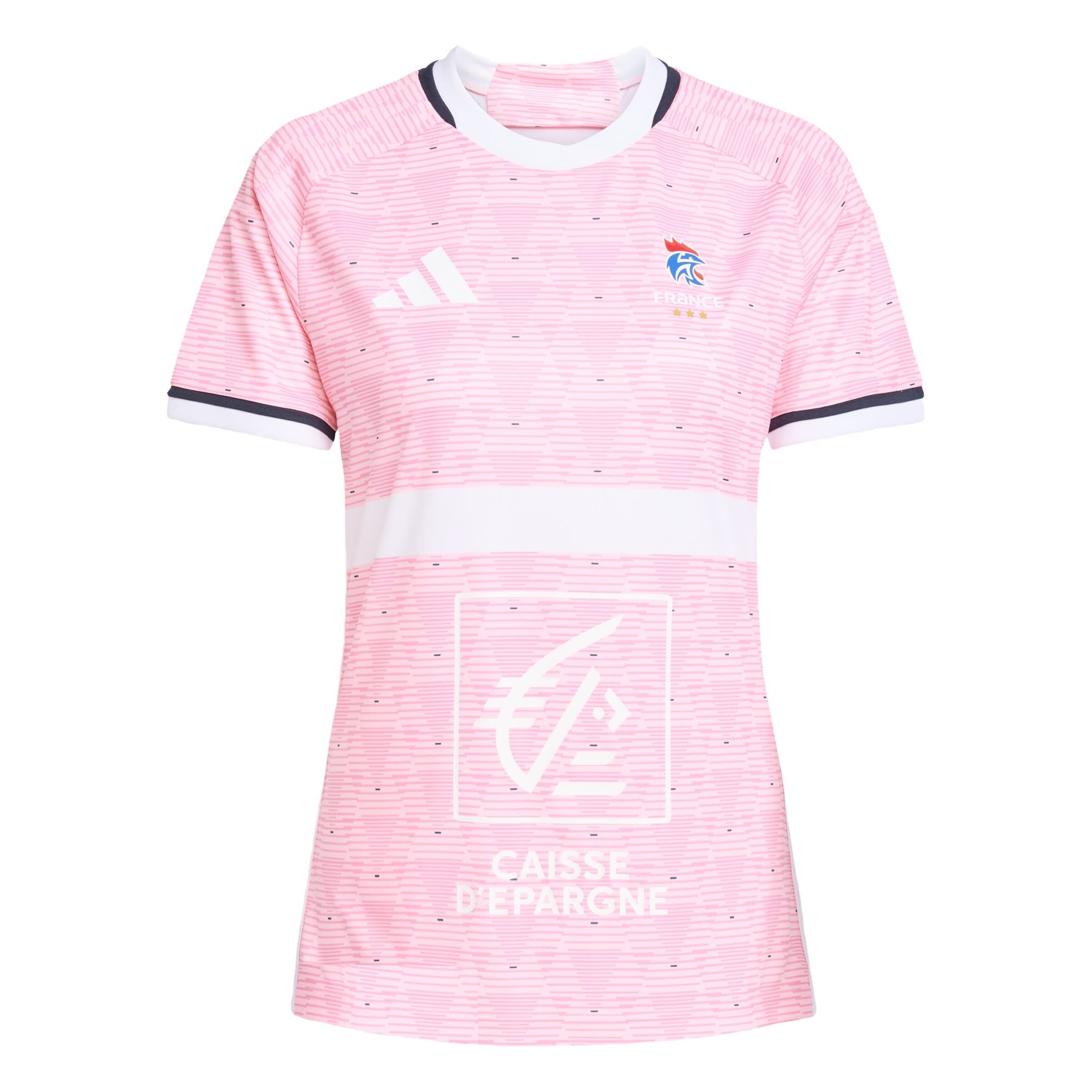 Maillot 'France Handball Replica' ADIDAS PERFORMANCE en rose : devant