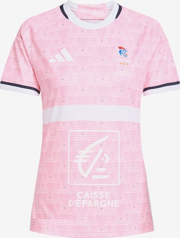 ADIDAS PERFORMANCE - Camiseta de fútbol 'France Handball Replica' en rosa: frente
