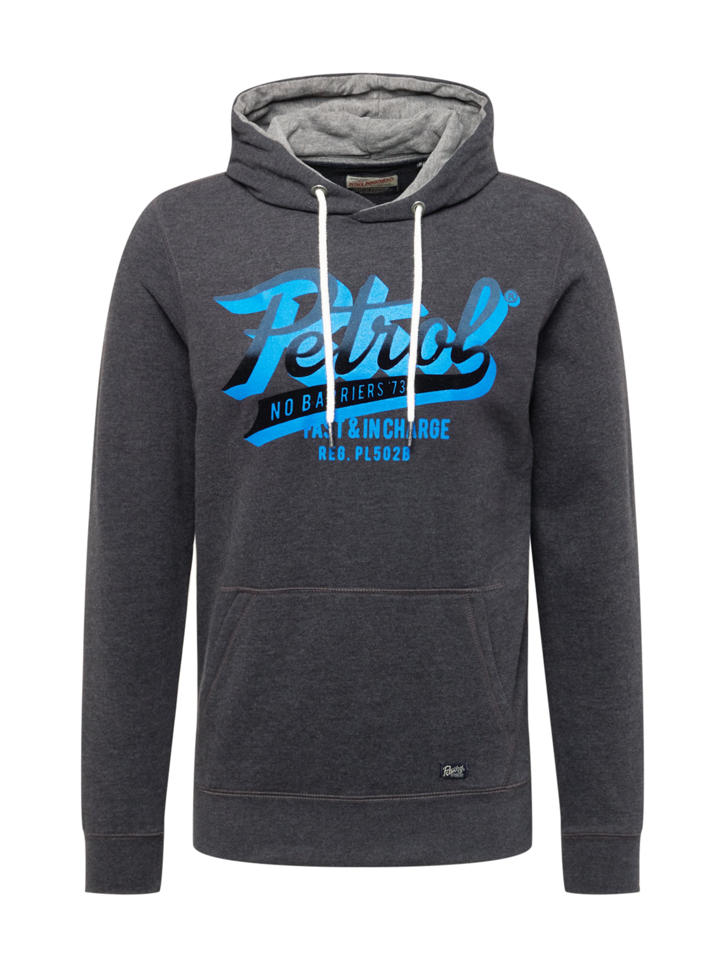 Petrol Industries Mikina - Čierna: predná strana