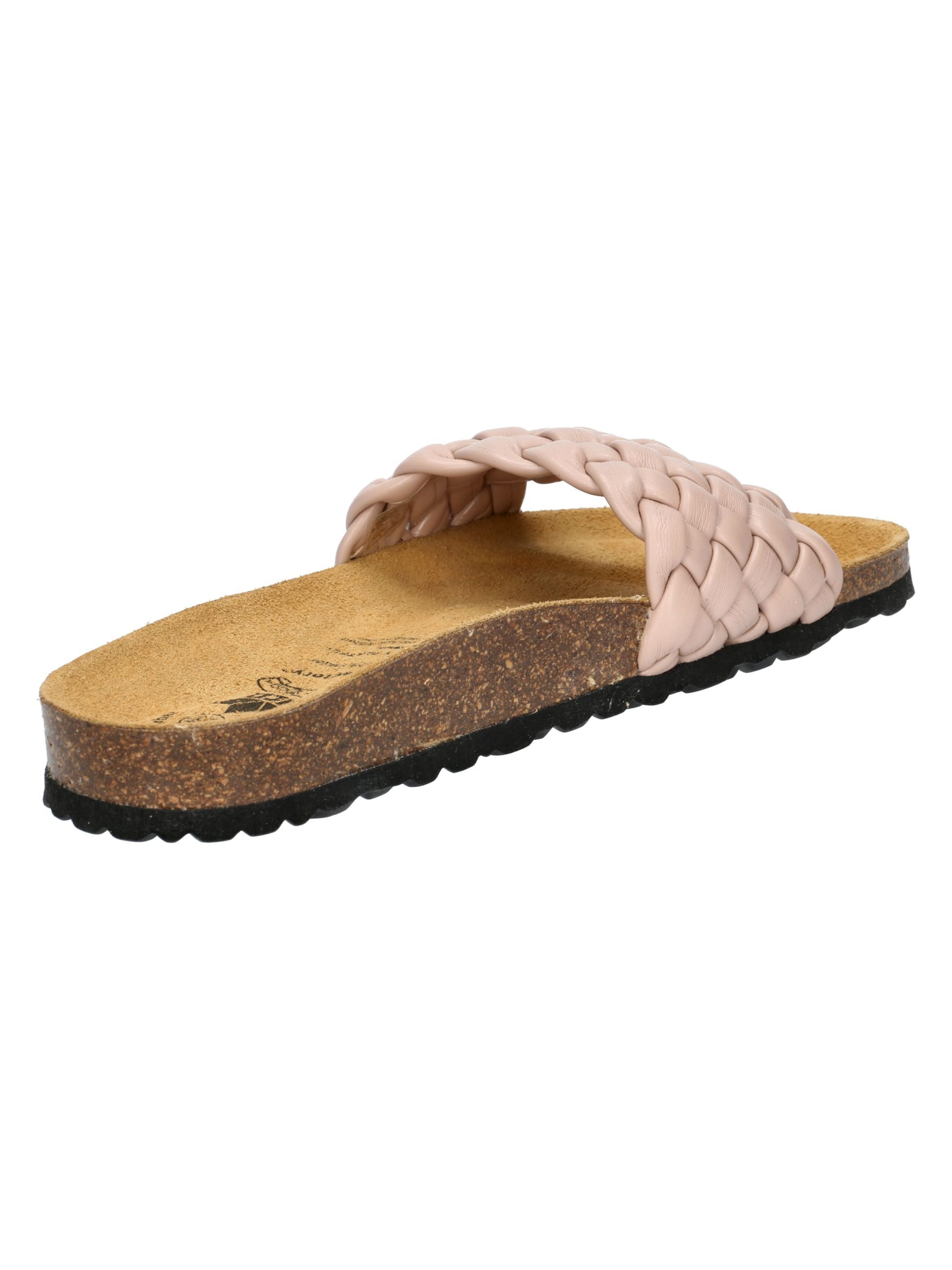 LICO Pantolette 'Bioline Plait' in Pink