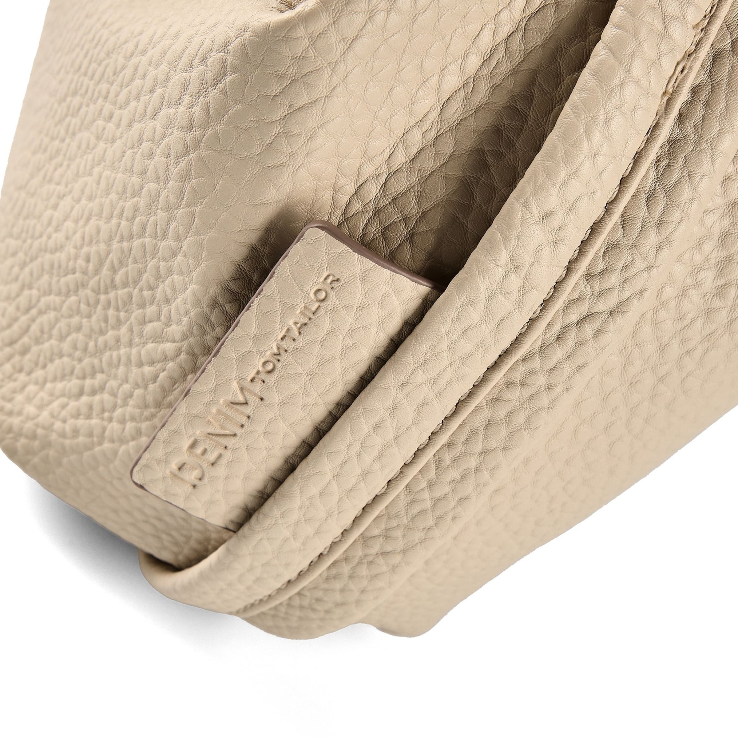 TOM TAILOR DENIM Schoudertas 'Alonda' in Beige