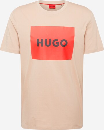 HUGO Shirt 'Dulive222' in Beige: front