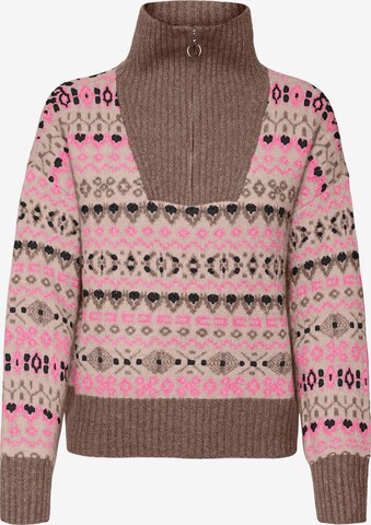 VERO MODA Pullover 'GLO' in Braun: predná strana