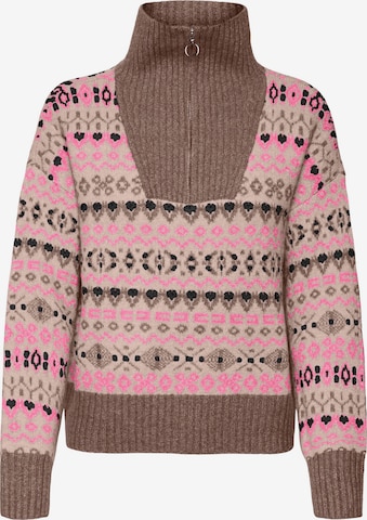 VERO MODA Pullover 'GLO' i brun: forside