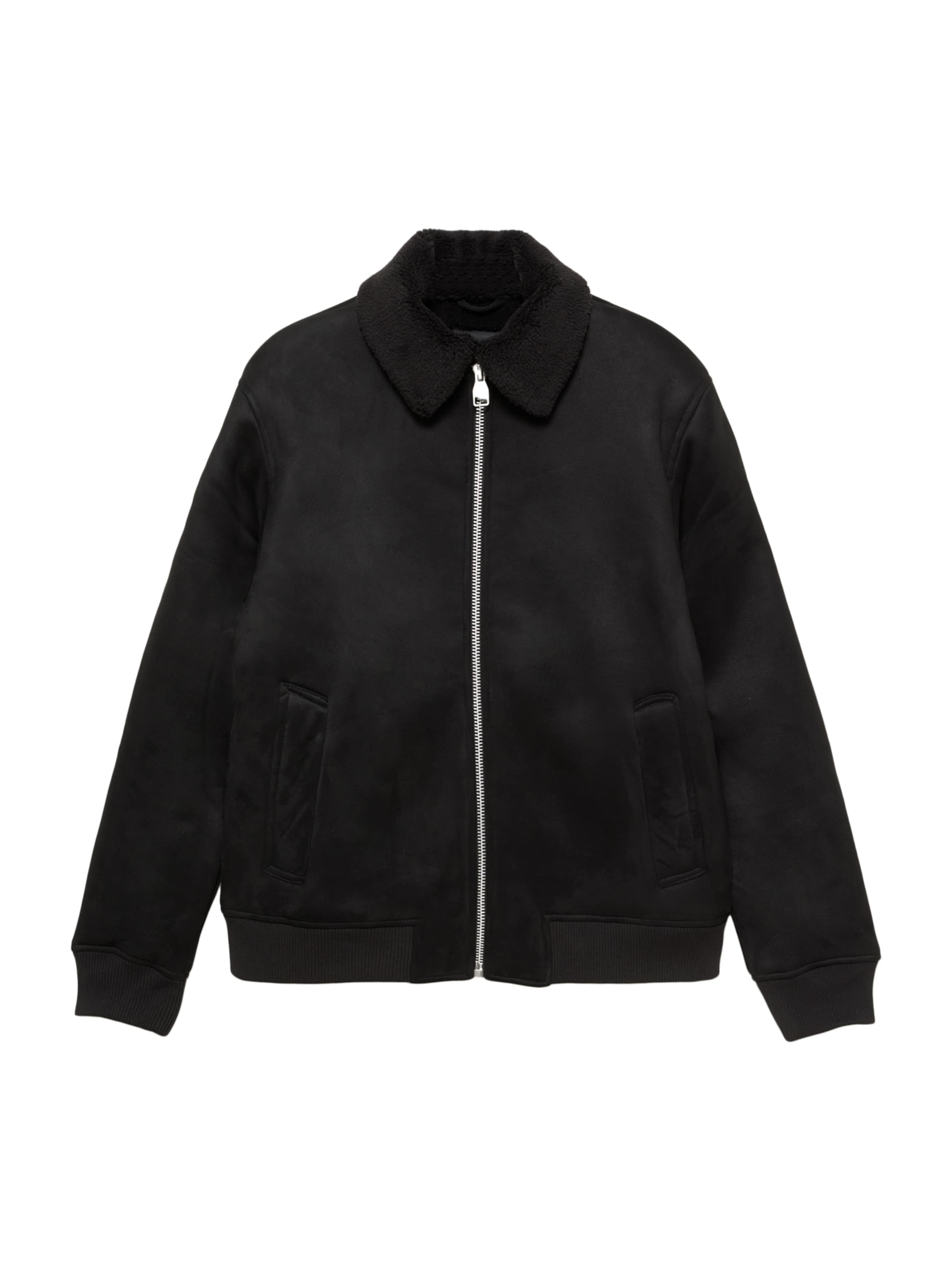 Pull&Bear Jacke in Schwarz: Vorderseite