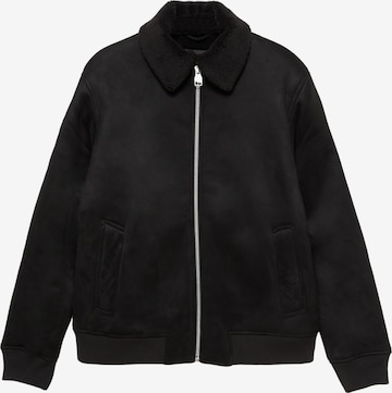 Pull&BearPrijelazna jakna - crna boja: prednji dio