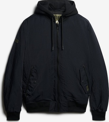 Giacca di mezza stagione 'MA1' di Superdry in nero: frontale