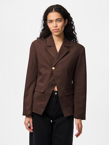 PIECES - Blazer 'PCJammi' en marrón: frente