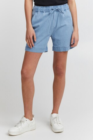 Oxmo Regular Pants in Blue: front