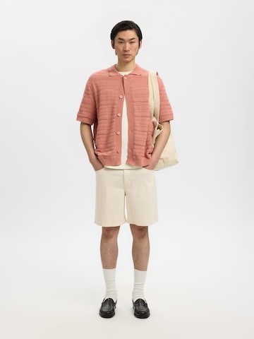 SELECTED Knit cardigan in Pink