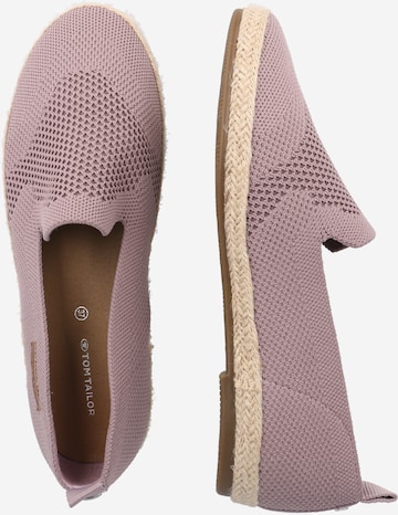 TOM TAILOR Espadryle w kolorze fioletowy