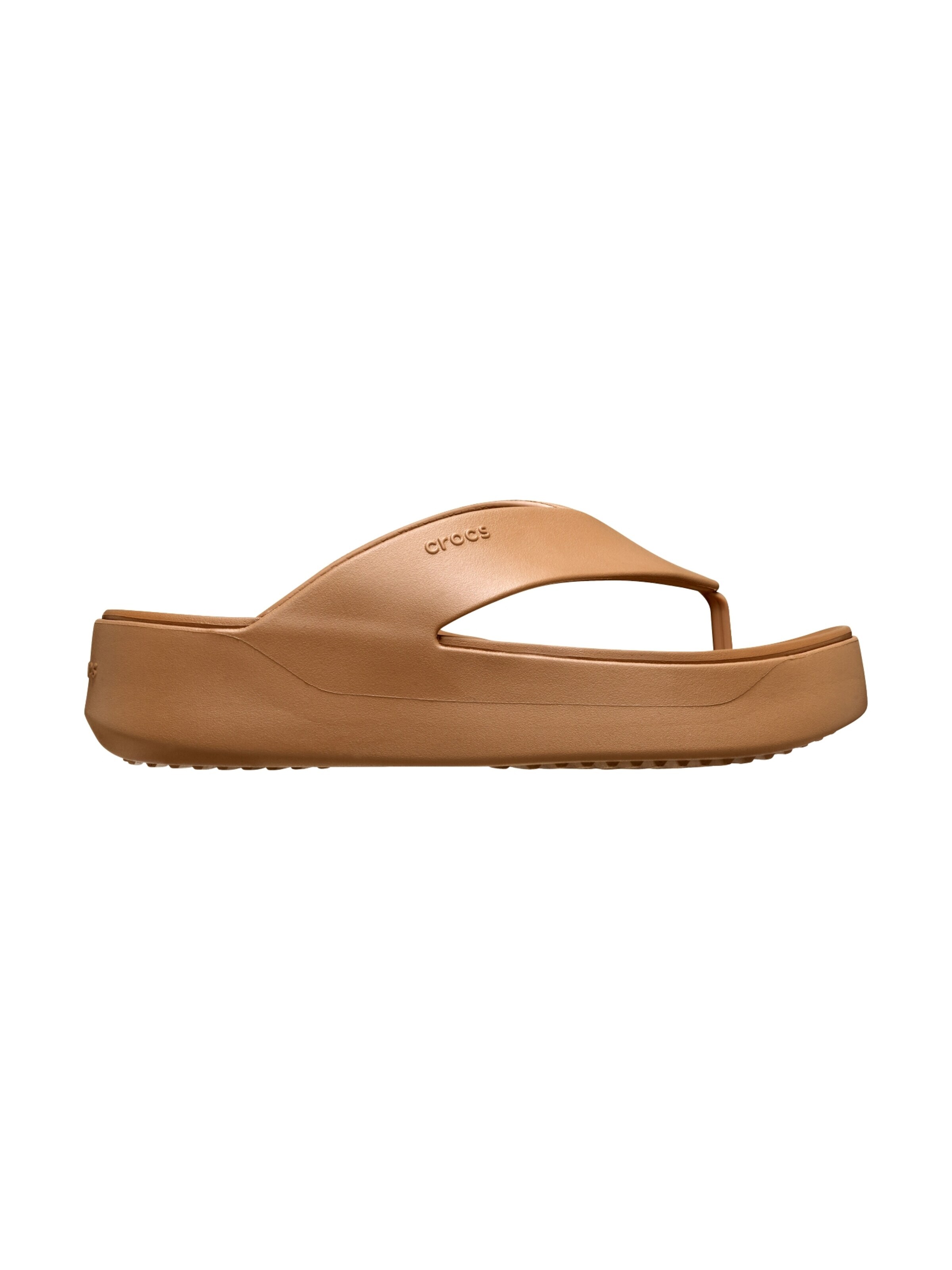 Crocs Sandały 'Getaway Platform Flip – Sandalen zum Hineinschlüpfen' w kolorze brązowy