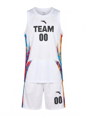 ANTA Sportanzug 'ANTA Basketball Game Suit'‌ in Weiß: Vorderseite