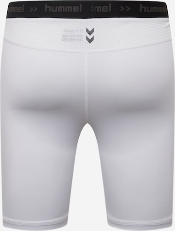 Hummel Skinny Workout Pants in White