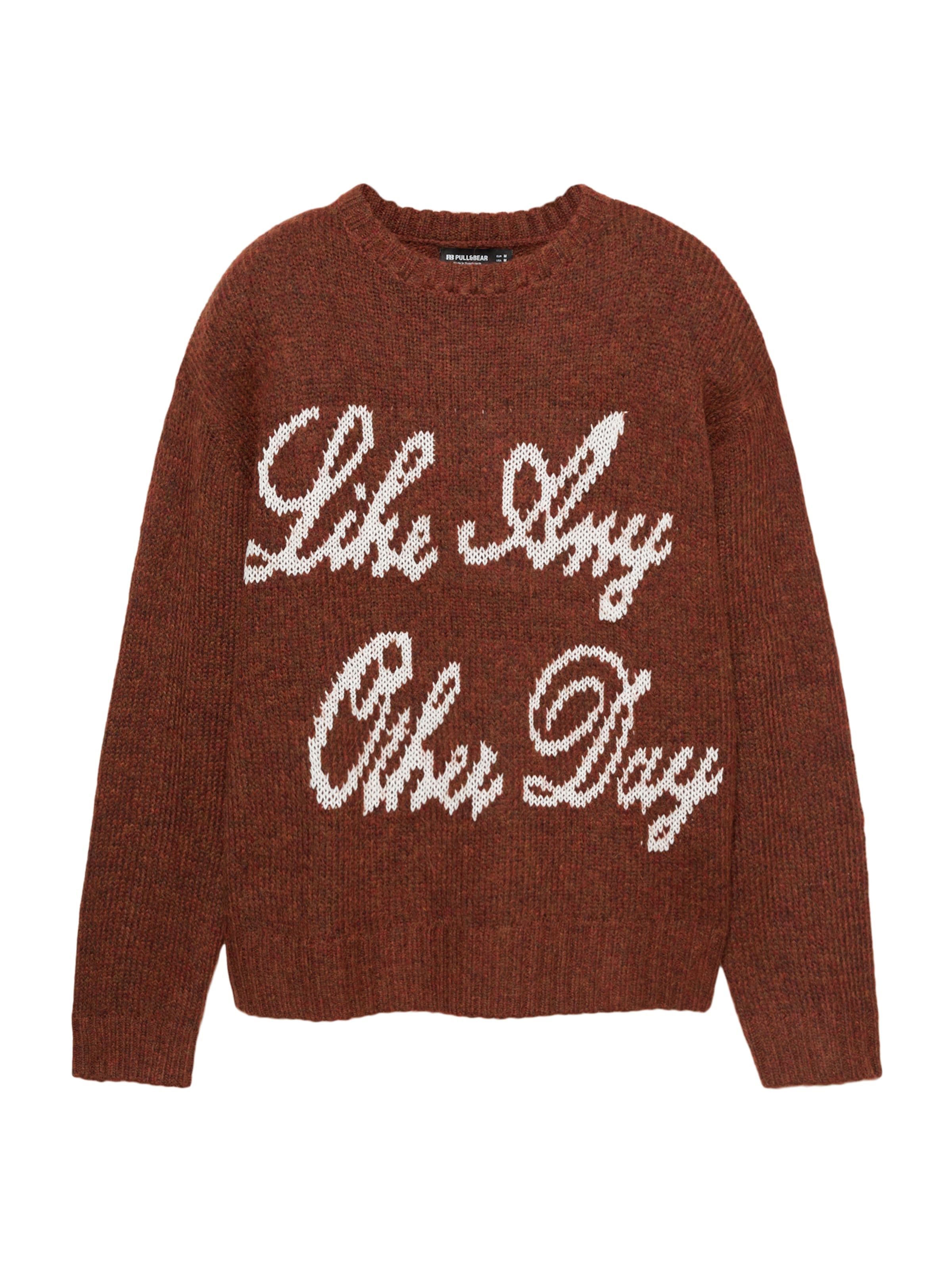 Pull-over Pull&Bear en marron : devant